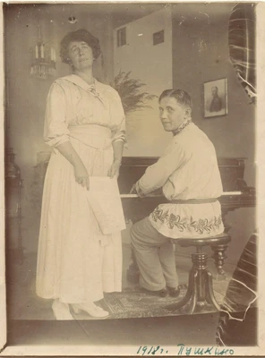 Н. Голованов и А. Нежданова. 1918