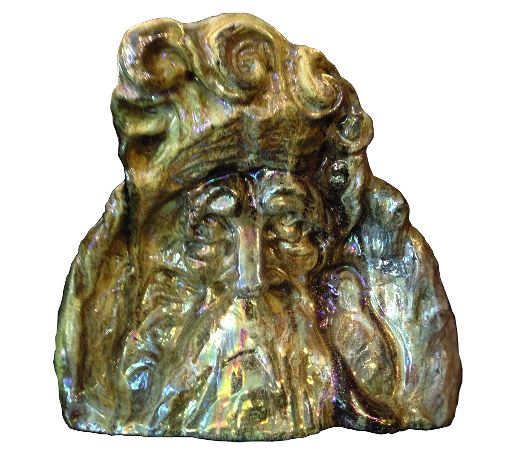 Врубель, майолика «Морской царь»